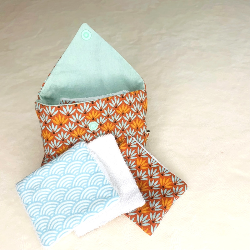 Pochette Lingettes "Orange"